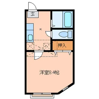 ホープハイツ【2階】の間取り