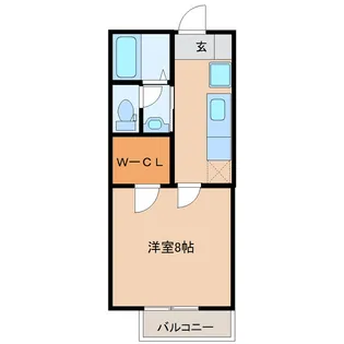 フォレスト楓【2階】の間取り