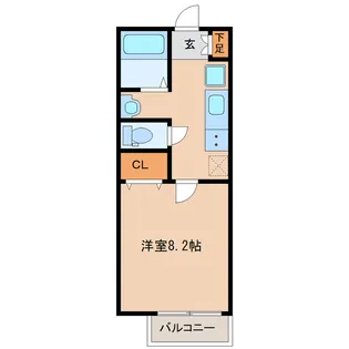 ソレイユパルク10番館【1階】の間取り
