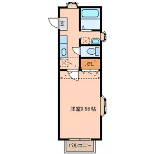 アヴァンセ高砂【2階】の間取り