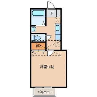 アヴァンセ高砂【2階】の間取り
