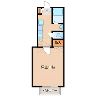 ソレイユパルク3番館【2階】の間取り