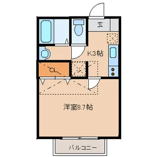 ツインフォレスト【1階】の間取り
