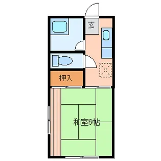 コーポ高橋【2階】の間取り