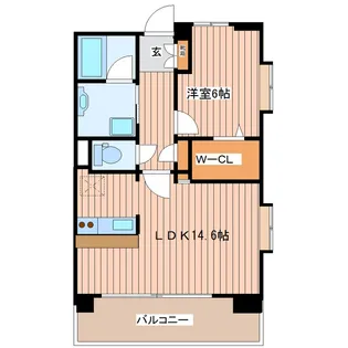 ラフィネ【7階】の間取り