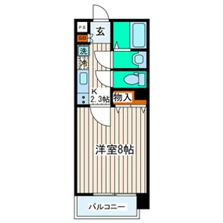 シティマンション木町通【11階】の間取り