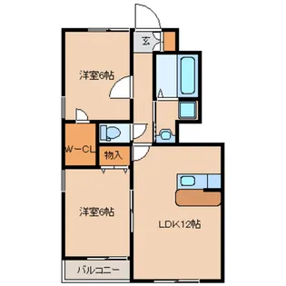 フィオーレ【1階】の間取り