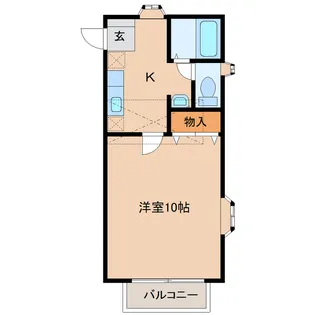 グランシャリオ中央【1階】の間取り