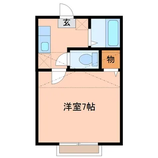 トゥインクルコート富沢【1階】の間取り