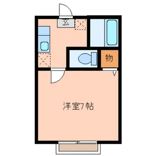 トゥインクルコート富沢【1階】の間取り