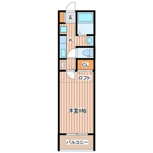 WIT木ノ下【1階】の間取り