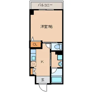 イーストフォート【5階】の間取り