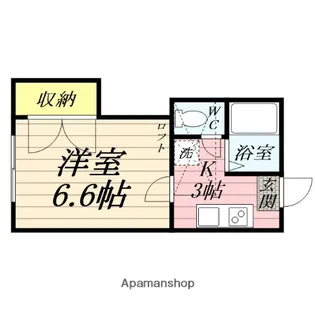 ホワイトキャッスル中倉9番館【2階】の間取り