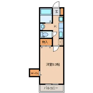 グランツ・Y【2階】の間取り