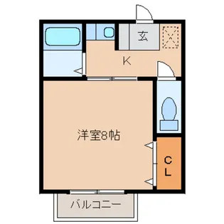 パレーシャル一本杉2号棟【1階】の間取り