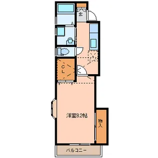 ルピシアS【1階】の間取り