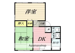 ガーデンヒルズ櫻井壱番館【2階】の間取り