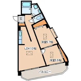 ラ・レコルトⅡ【2階】の間取り