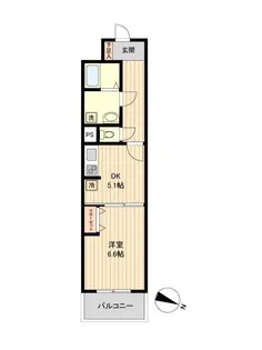 HF仙台五橋レジデンス【3階】の間取り