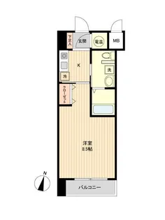 アントラ立町【6階】の間取り