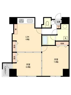 イーストン榴岡【10階】の間取り