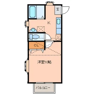 カサビエント弐番館【1階】の間取り