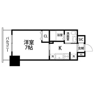 グランディール卸町【0202号室】の間取り