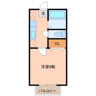 アヴァンセ富沢南伍番館【1階】の間取り