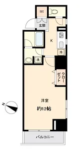 KDX定禅寺通レジデンス【3階】の間取り