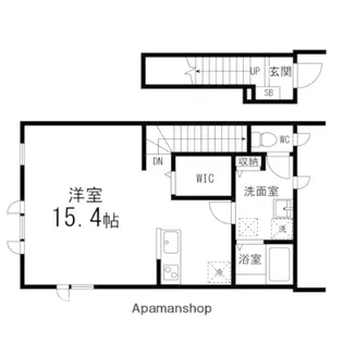 ラド・ヒュース リンドラ【201号室】の間取り