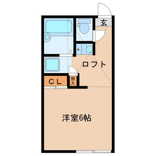 多賀城ウエストA【2階】の間取り