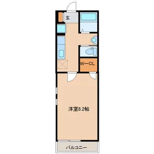 フォルクローレC【1階】の間取り