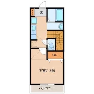 レイウッド蒲町・3【2階】の間取り