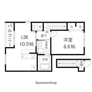 ファミーリエ中倉【203号室】の間取り