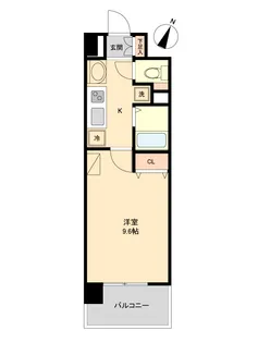 レジディア榴岡公園【8階】の間取り