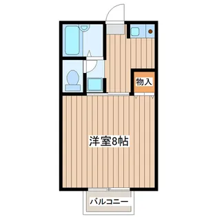 トゥインクルコート誠顕【2階】の間取り