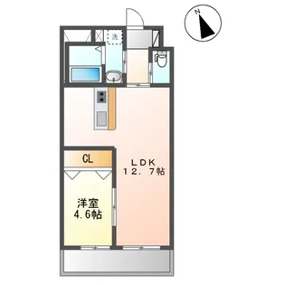 DUO美田園(デュオ美田園)【4階】の間取り