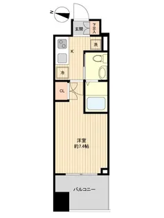 レジディア仙台上杉【0503号室】の間取り