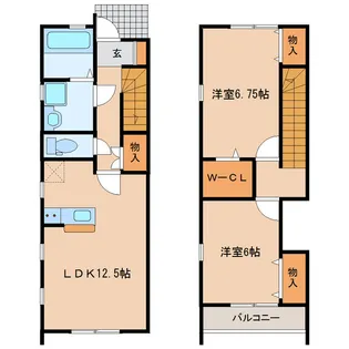 アムールⅠ【1階】の間取り