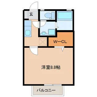 トレゾールⅠ【1階】の間取り