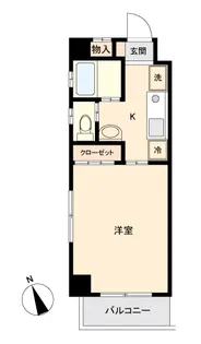 グランメゾン七福【4階】の間取り