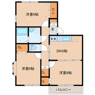 プレミールⅡ【1階】の間取り