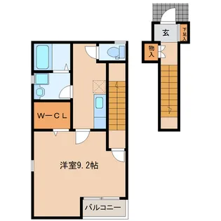 1Kの間取り画像