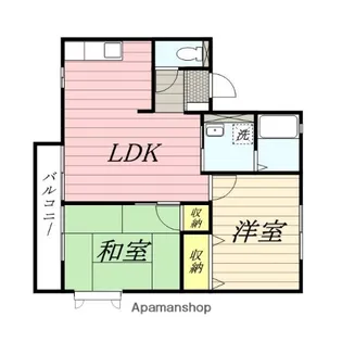 ラ・メルベイユC【1階】の間取り