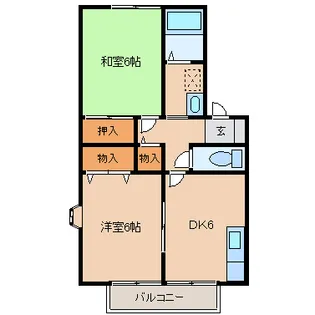 LAVINAⅠ【1階】の間取り