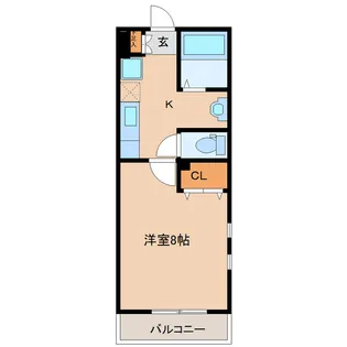 ソレイユパルク14番館【2階】の間取り