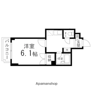 ロイヤルヒルズ河原町【202号室】の間取り