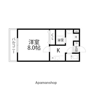 ヴィラ・ラレーヌ【302号室】の間取り