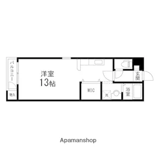 COTTAGE ROSE【1階】の間取り