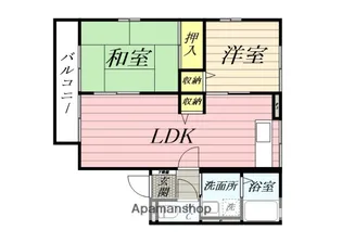 シティハイム手倉田【2階】の間取り